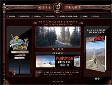 Tablet Screenshot of neilpeart.net